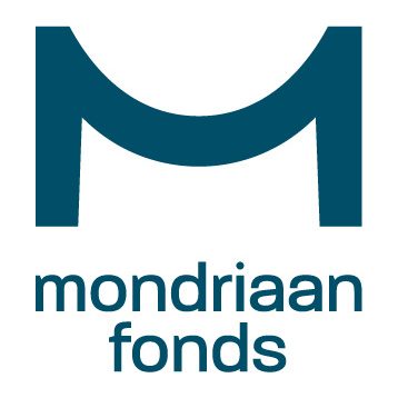 tekstlogo in zeegroen van financier Mondriaan Fonds